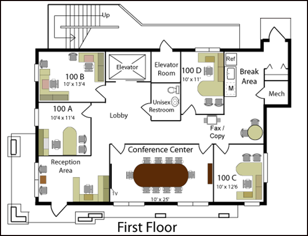 Office floor plans templates