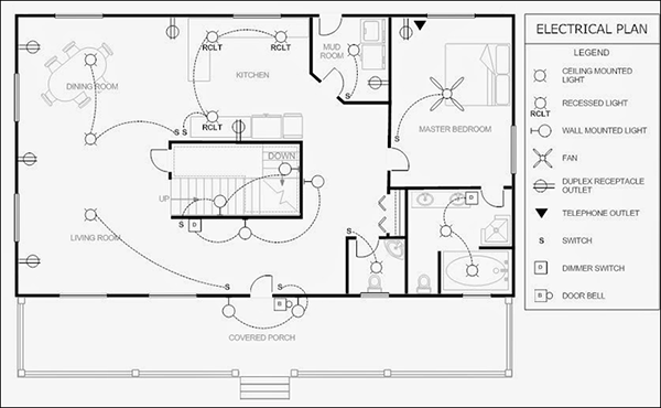 Electrical House Plan Drawing Electrical House Plan Drawing