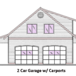 2 Car Garage Design