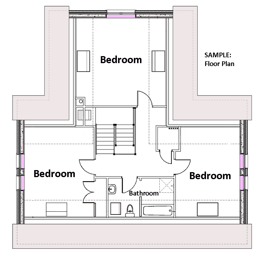 House plan drawing samples - psadomh