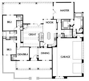 Kitchen Remodeling Floor Plan