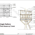 Covered Single Platform Treehouse Design