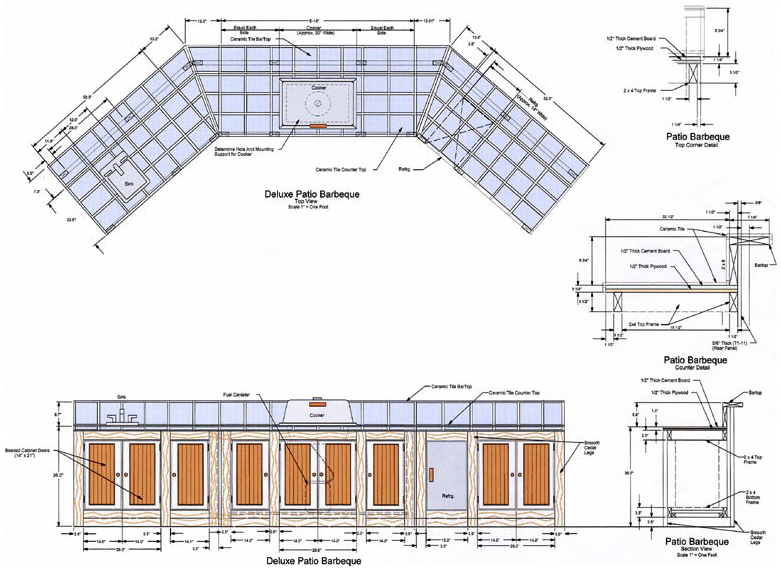 Outdoor Kitchen Plans | Kitchen Plans | Kitchen Design | Outdoor