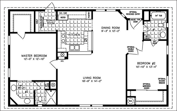 2 Bedroom Barndominium Floor Plans With Shop Floorplans click