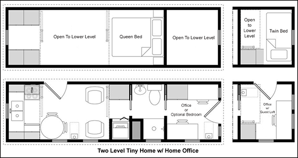 Easy Tiny House Floor Plans CAD Pro