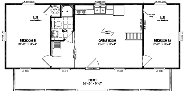 small barn floor plans