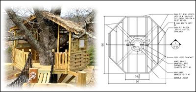 Easy Affordable Tree House Design Plans