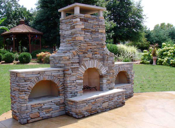 best outdoor fireplace design ideas 