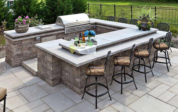 Best Outdoor Kitchen Countertops Options Cad Pro