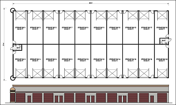 Mini Storage Building Floor Plans