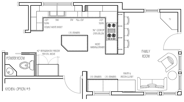 plans for kitchen cabinet design